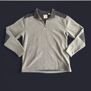 Red Head Men's Tan Quarter-Zip Sweater